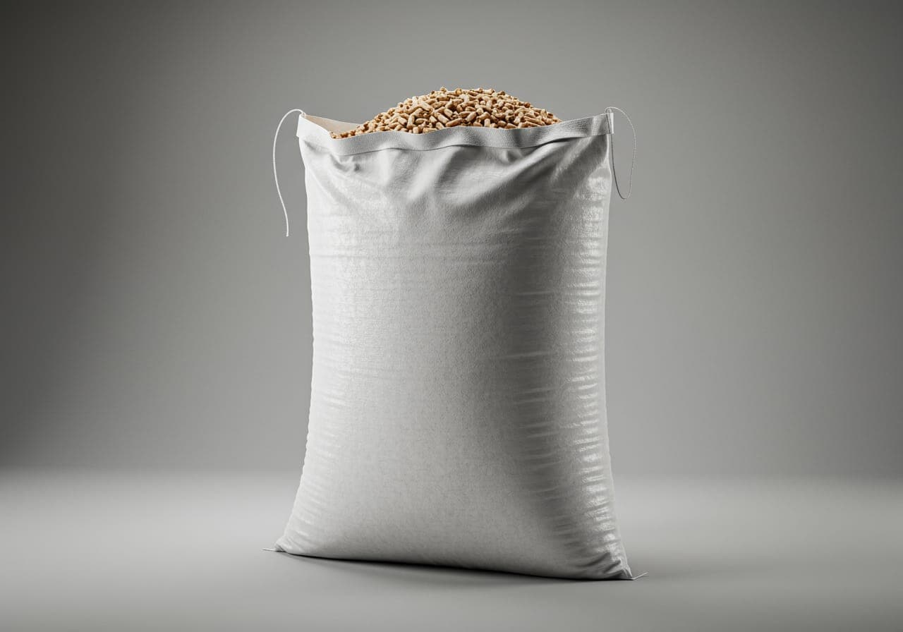 Pellet DINplus 6mm — worek 25 kg, modra sosna — Pellet