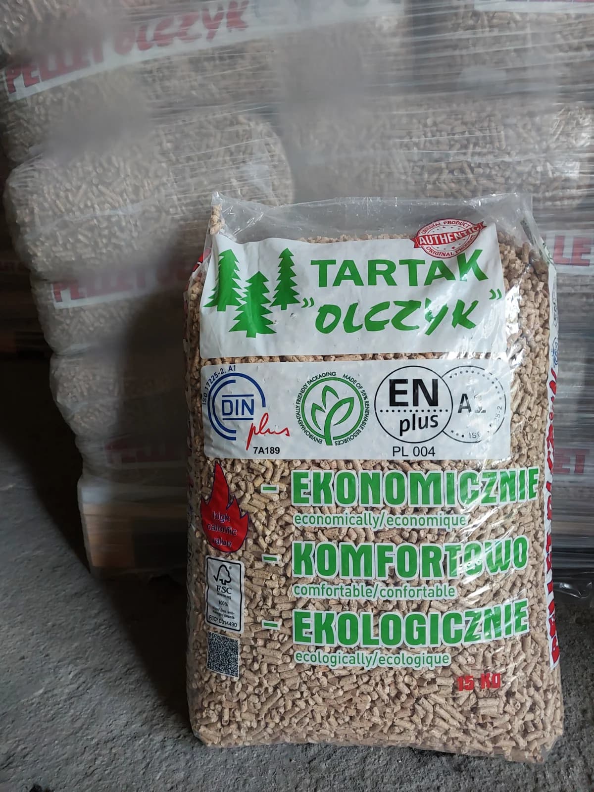 Pellet Olczyk ENplus A1 PL004 6mm — Pellet