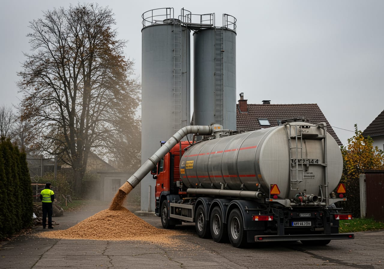 Pellet przemysłowy A2 sosnowy — Green Fuel Trading — Szczecin